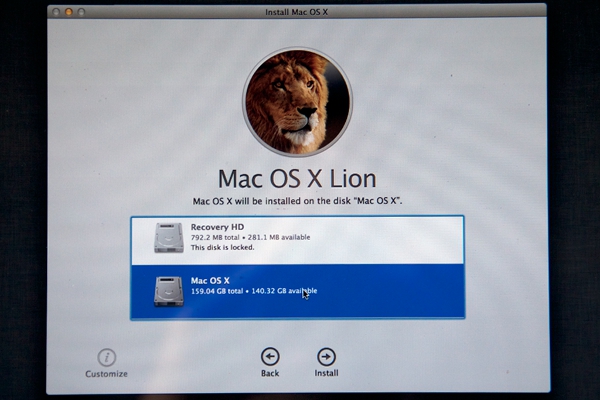 MAC OS X Lion